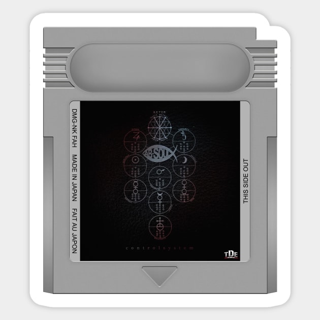 Control System Game Cartridge Sticker by PopCarts